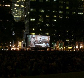 Kertmozi a Bryant parkban